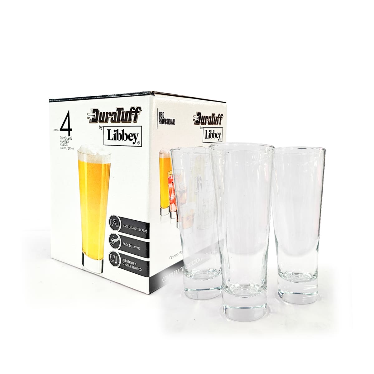 SET DE VASOS DE VIDRIO