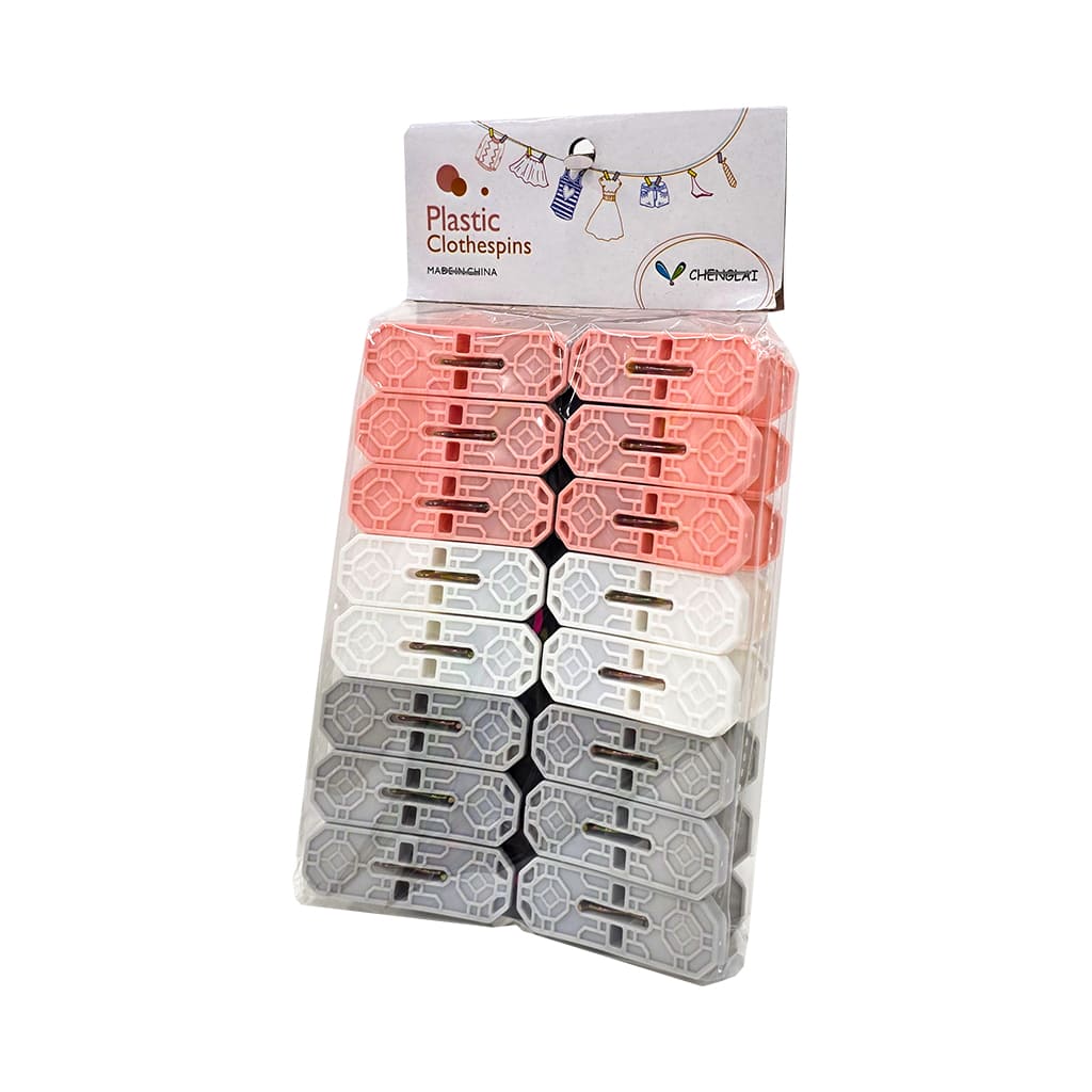 CHENGLAI GANCHOS PLAST. 16 PCS