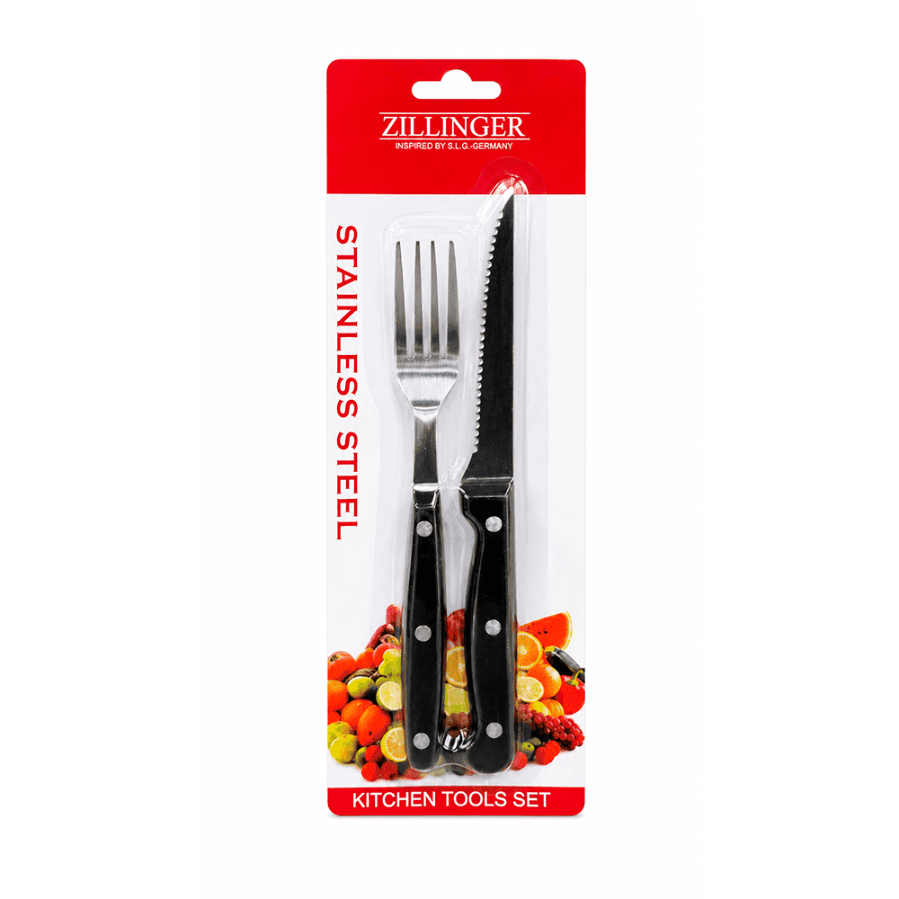 ZILLINGER SET D/TENEDOR Y CUCH