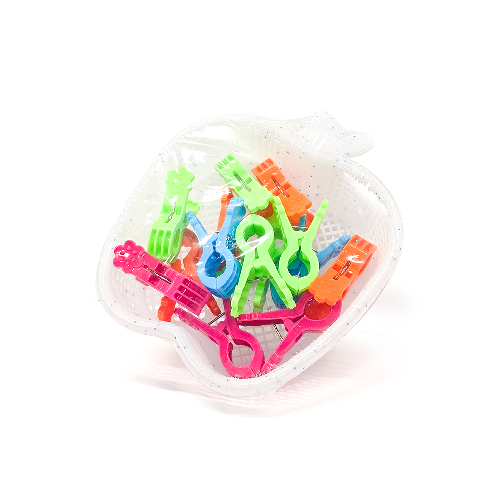 CESTA FIG. MANZANA CON GANCHOS