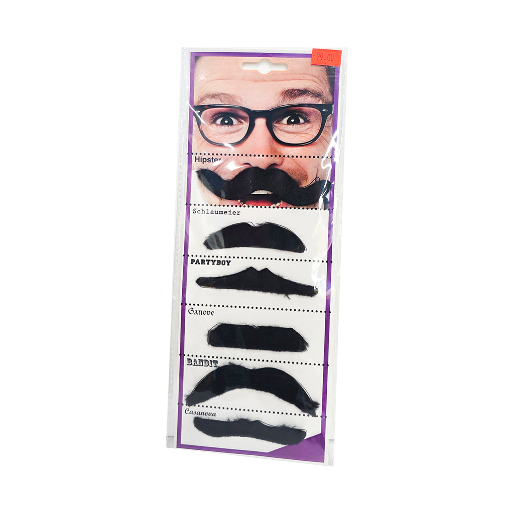 JUEGO DE BIGOTES 6 PCS