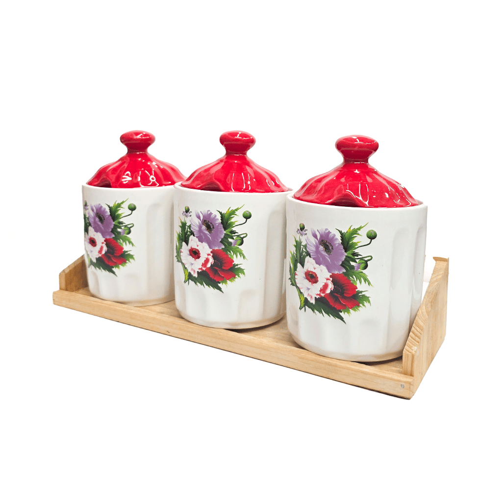 SET DE AZUCARERAS 3 PCS DE CER