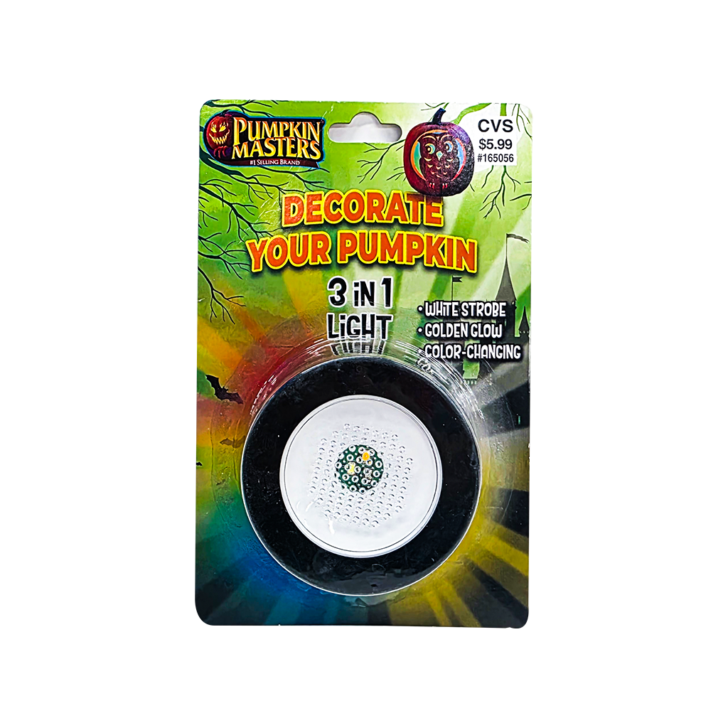 PUMPKIN MASTER LUZ LED P/DECOR