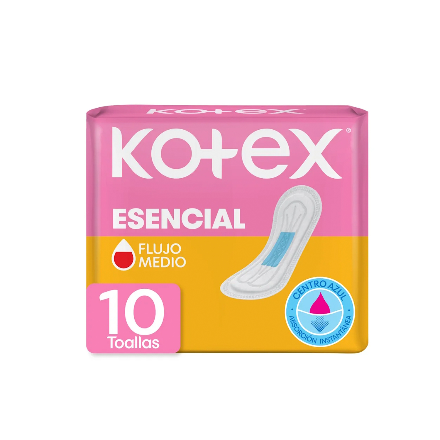 KOTEX TOALLAS SANIT. SIN ALAS 