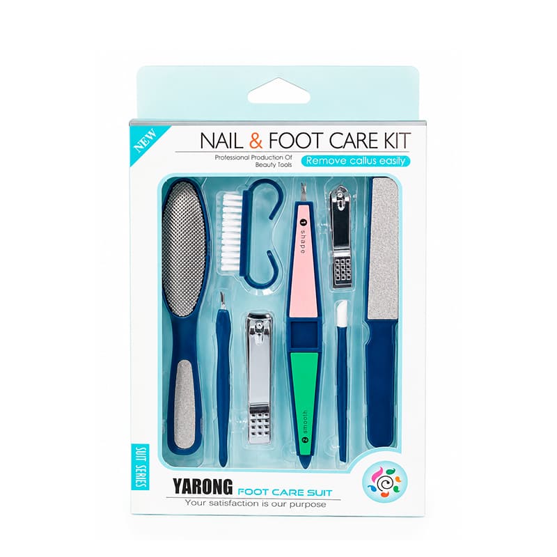 KIT D/PEDICURA Y MANICURA 8 PC