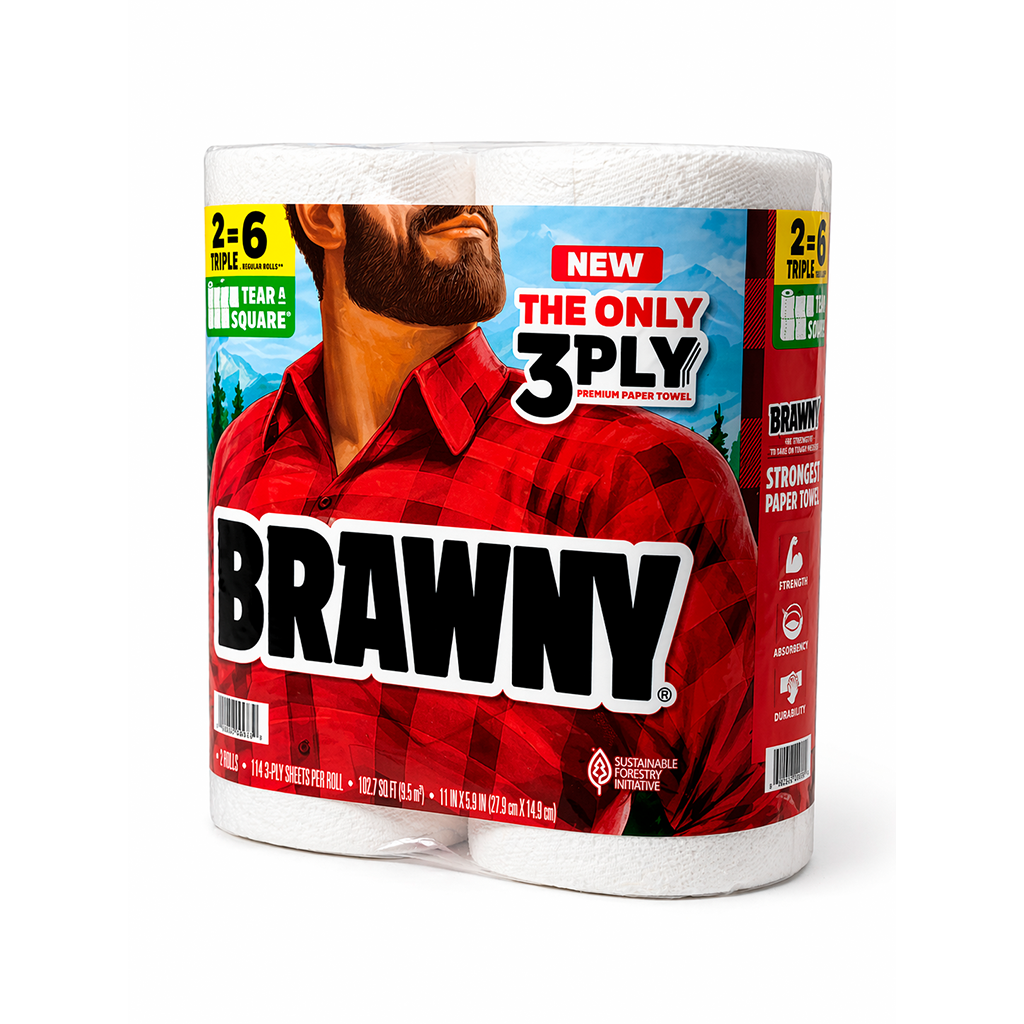 BRAWNY TOALLAS DE PAPEL 2 GRAN