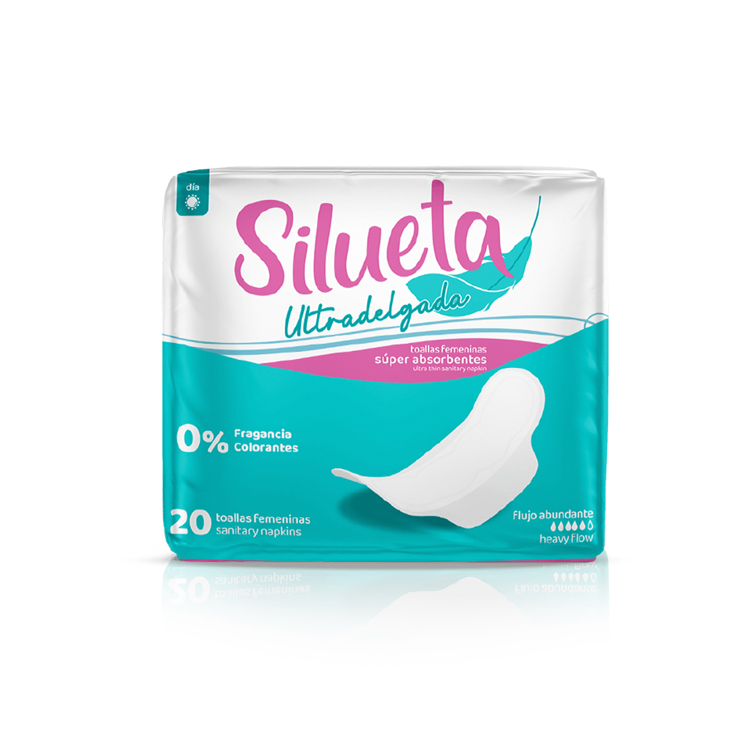 SILUETA TOALLA FEMENINA ULTRADELGADAS