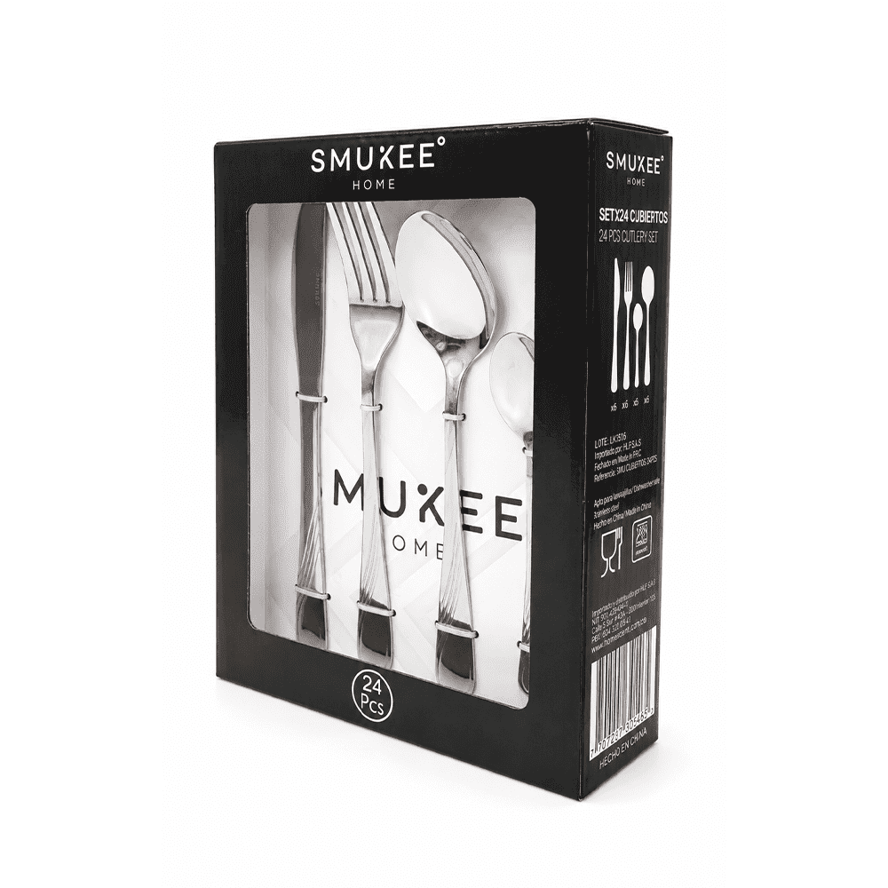 SMUKEE JUEGO D/CUBIERTOS D/ACE
